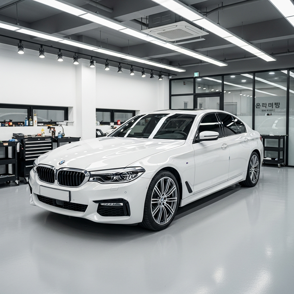 BMW 5시리즈 시공 전