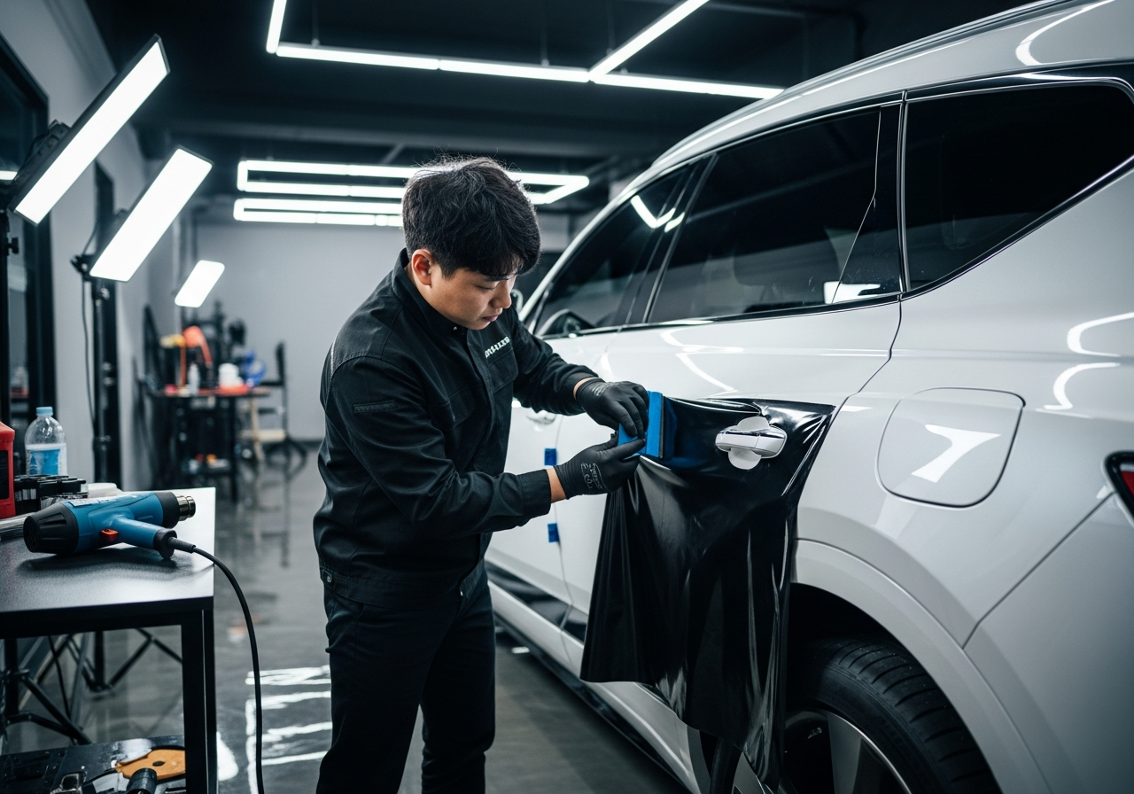 컬러 랩핑 시공